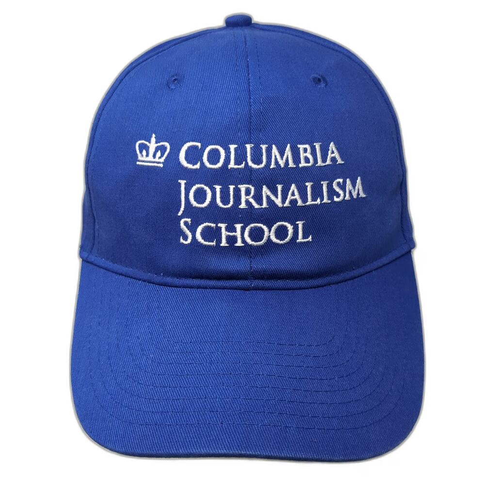 Hit Columbia Journalism School Blue OSFM Baseball Cap Hat Crown Career Office
